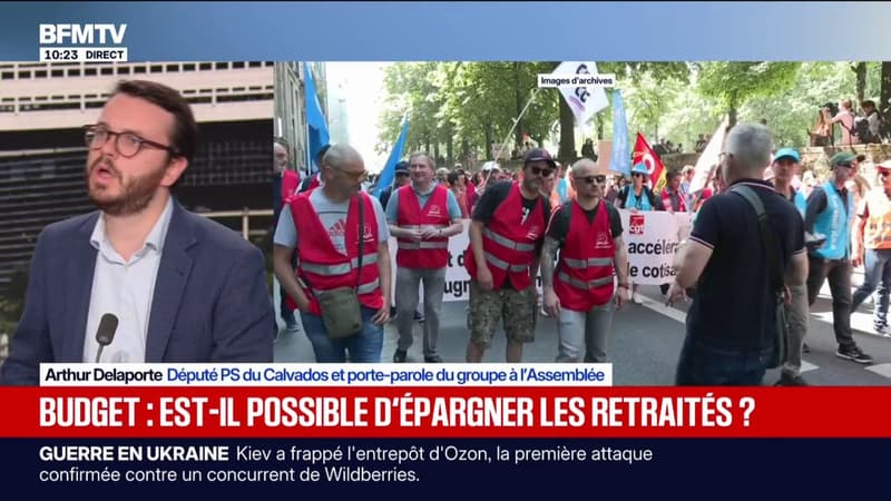 "On parle d'une rustine": Arthur Delaporte, député PS, réagit à la piste du gouvernement de taxer les retraités qui ont une pension supérieure à 2.000 euros
