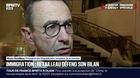 "J'ai réussi à baisser de 15% les naturalisations": Bruno Retailleau défend son bilan sur l'immigration