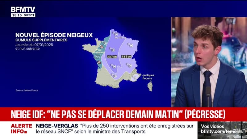 Vigilance orange pour neige et verglas: à quoi faut-il s'attendre pour la journée de ce mercredi 7 janvier?