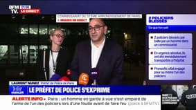 Tirs sur des policiers à Paris: "Un individu a subtilisé l'arme d'un fonctionnaire dont il a fait usage avant d'être neutralisé", explique Laurent Nuñez