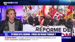 La réunion entre Élisabeth Borne et l'intersyndicale se tiendra mercredi, annonce Marylise Léon (CFDT)  