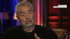Luc Besson s'exprime lors d'un entretien diffusé en intégralité sur BFMTV le 7 octobre 2019.