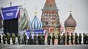 Les préparatifs de la cérémonie d'annexion de territoires ukrainiens à Moscou
