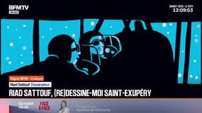 SIGNÉ BFM - Riad Sattouf, auteur de "L'Arabe du futur", dévoile "Terre des Hommes" d'Antoine de Saint-Exupéry, agrémenté de 150 dessins