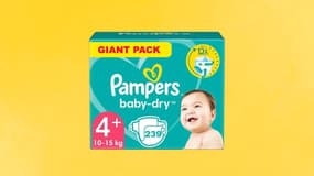 Ce pack de couches Pampers profite aussi des soldes chez ce marchand
