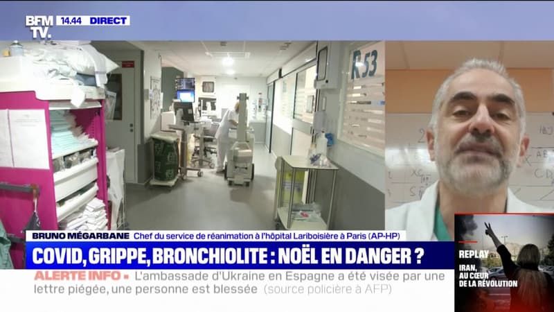 Malgré le rebond épidémique du Covid-19, Bruno Mégarbane, chef de la réanimation à l'hôpital Lariboisière à l'APHP, se veut rassurant