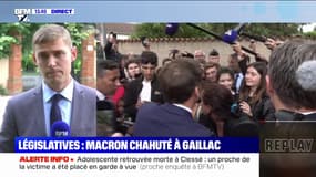 Emmanuel Macron chahuté lors de son arrivée à Gaillac