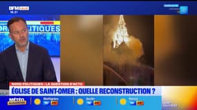 Saint-Omer: le maire donne des nouvelles de l'église incendiée il y a deux semaines