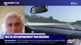 Déconfinement: Hervé Morin ne veut pas "interdire" mais "réguler" les déplacements entre les régions