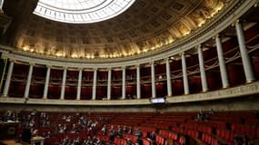 L'Assemblée nationale le 16 janvier 2025, à Paris