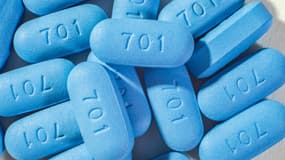 Des comprimés de Truvada, un médicament destiné aux personnes séropositives mais aussi utilisé pour prévenir une infection par le VIH.