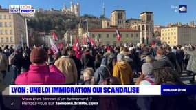 Lyon: plus de 3.000 personnes rassemblées contre la loi immigration