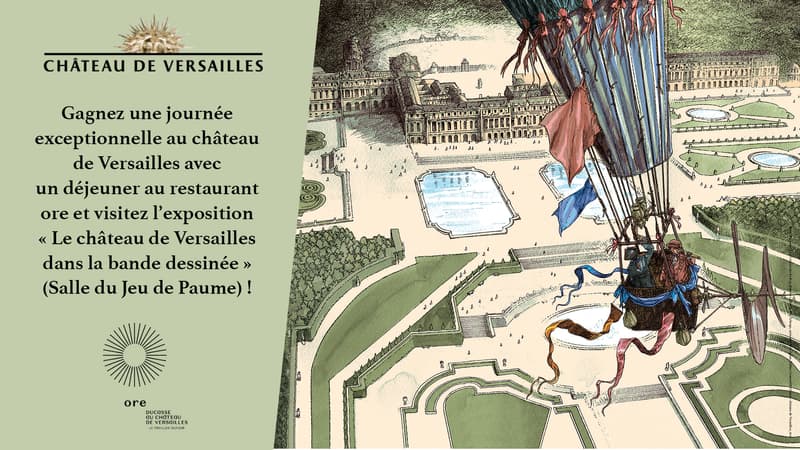 Exposition Le château de Versailles dans la bande dessinée