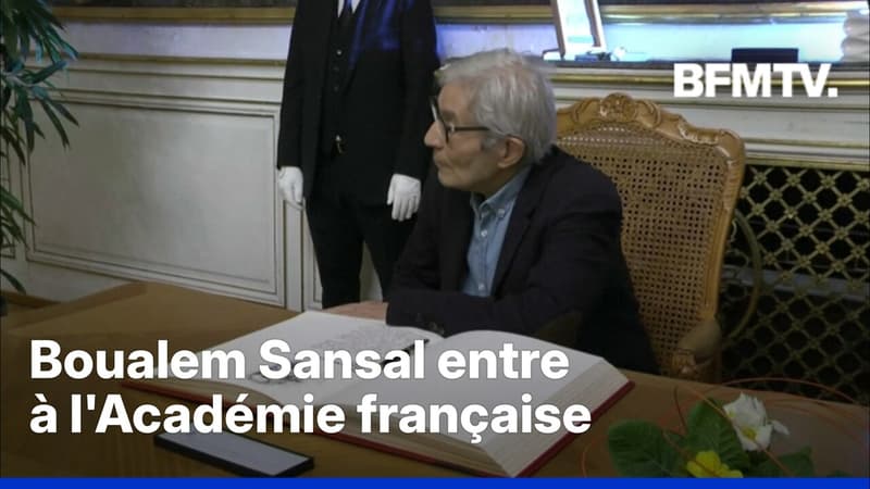 Trois mois après sa libération de prison en Algérie, Boualem Sansal entre à l’Académie française.