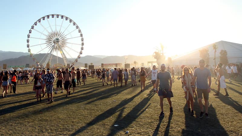 Des festivaliers à Coachella lors de l'édition 2016 (Photo d'illustration)