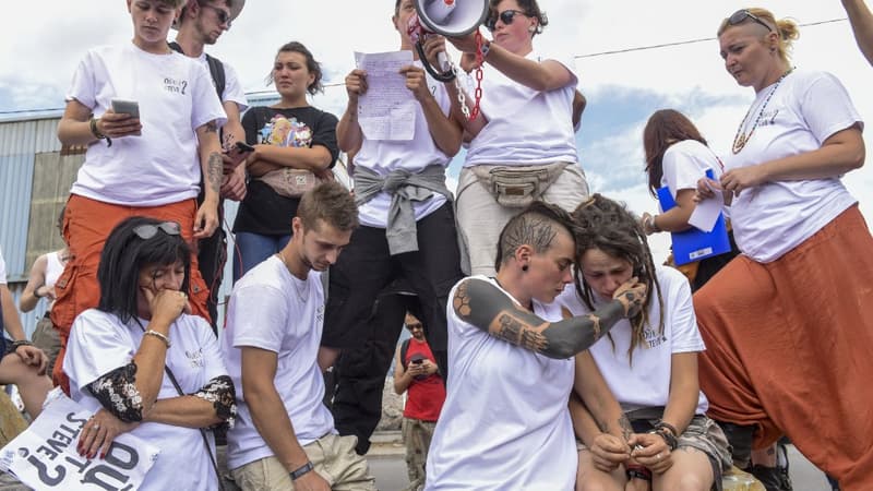 Le rassemblement en hommage à Steve disparu il y a près d'un mois à Nantes 