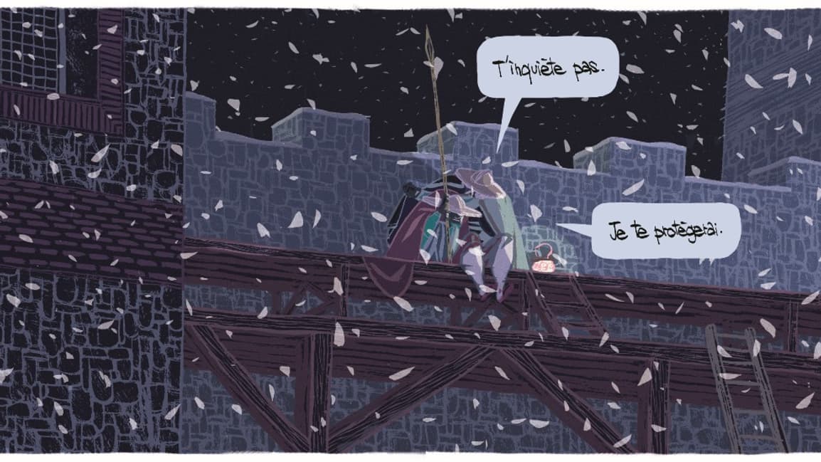 Une case de la BD "L'Âge d'or" de Cyril Pedrosa et Roxanne Moreil Une case de la BD "L'Âge d'or" de Cyril Pedrosa et Roxanne Moreil