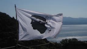 La tête de Maure, drapeau de la Corse.