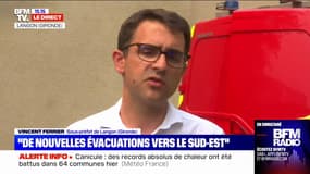 Incendies en Gironde: "les orages secs" prévus en fin de soirée "peuvent entrainer de nouveaux départs de feu", prévient le sous-préfet de Langon 