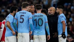 Pep Guardiola et ses joueurs