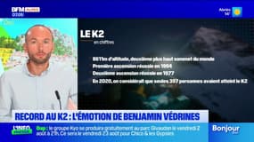 Alpinisme: l'émotion de Benjamin Védrines, qui a battu le record d'ascension du K2