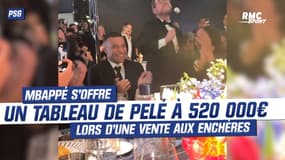 PSG : Mbappé s'offre un tableau de Pelé à 520 000 euros lors d'une vente aux enchères