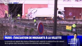 Les forces de l'ordre évacuent le dernier camp de migrants de Paris