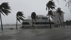Miami touchée par l'ouragan Irma, le 10 septembre 2017