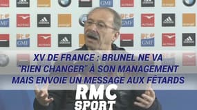XV de France : Brunel ne va "rien changer" à son management mais envoie un message aux fêtards