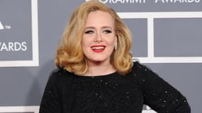 La chanteuse Adele lors des Grammy Awards à Los Angeles en 2012