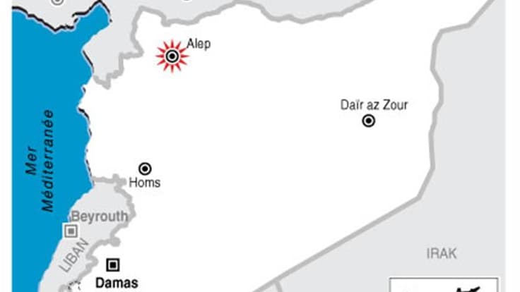 OFFENSIVE DES FORCES SYRIENNES CONTRE LES REBELLES À ALEP