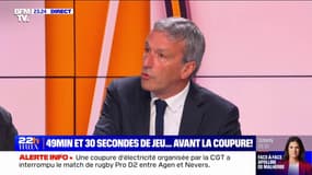 Coupure d'électricité lors d'un match de ProD2: "Les Français, ça ne leur plaira pas du tout si on commence à mettre des stades dans le noir" estime Philippe Vigier (MoDem) 