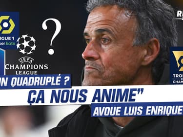 Lorient - PSG : "Ça nous anime", Luis Enrique ne se cache pas pour évoquer le quadruplé 