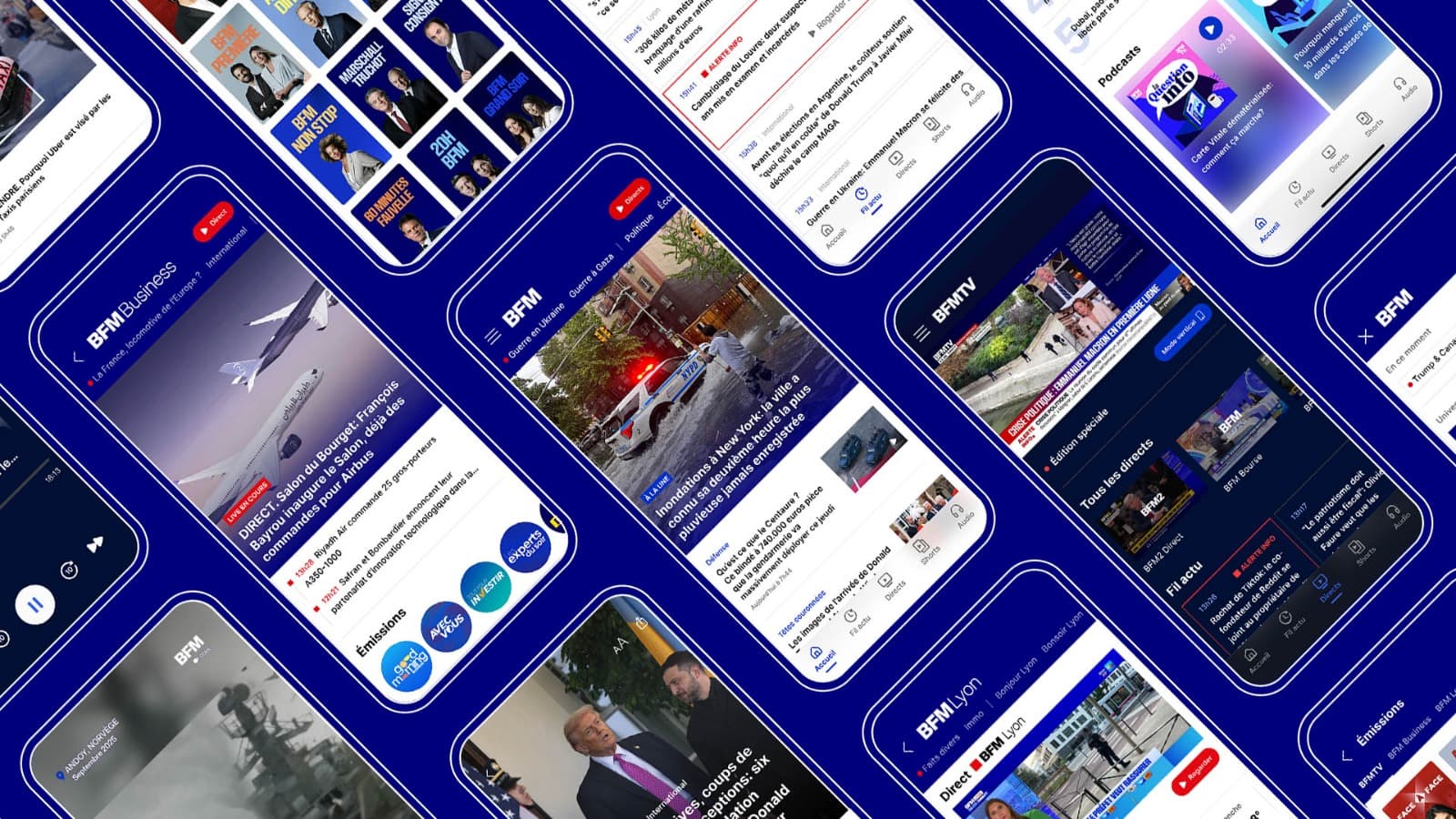 La nouvelle application BFM. La nouvelle application BFM.