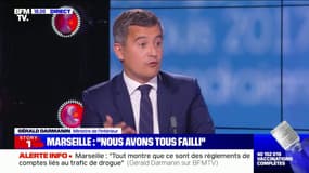 Gérald Darmanin sur la drogue à Marseille: "Les quantités d'argent échangées sur ces points de deal, c'est parfois 100.000€ par jour"