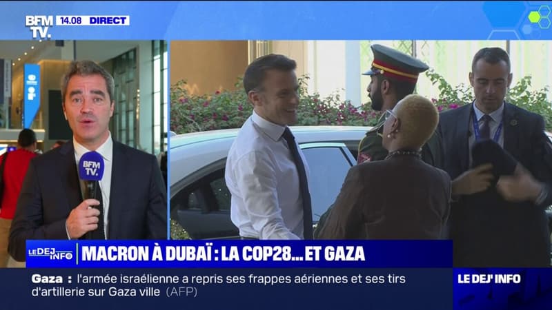 Cop28 et Gaza: à Dubaï, Emmanuel Macron sur un double front diplomatique