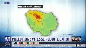 Un épisode de pollution aux particules fines à Paris,  la vitesse maximale réduite à 110 km/h sur l'autoroute