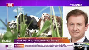 Christophe Piednoël, de Lactalis, annonce une augmentation des éleveurs et des prix en rayons