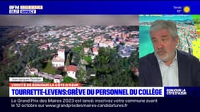 Le maire de Tourrette-Levens apporte son soutien au personnel du collège René Cassin