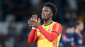 Elye Wahi avec Lens, à Paris le 26 août 2023