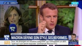 "J'ai eu l'impression d'avoir un technocrate". Ménard (FN) réagit à l'interview présidentielle de Macron