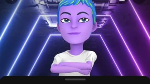 Le personnage par défaut de "My AI", désormais intégré à l'application Snapchat