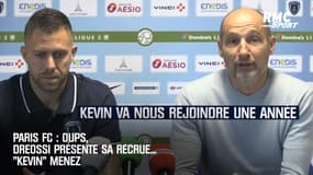 Paris FC : Oups, Dreossi présente sa recrue... "Kevin" Menez