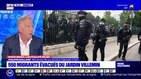 Évacuation du jardin Villemin: Philippe Ballard (RN) estime qu'"on n'arrive pas à expulser ceux qui devraient être expulsés" 