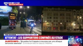  "Le speaker a dit que les joueurs suédois ne voulaient pas recommencer et que les joueurs belges étaient solidaires": Les supporters du match Belgique-Suède confinés au sein du stade Roi Baudouin à la suite de l'attentat de Bruxelles