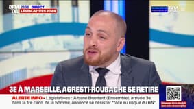 "C'est avec beaucoup d'humilité et de modestie qu'on appelle les Français à ne pas relâcher l'effort", demande Matthieu Valet, député européen RN
