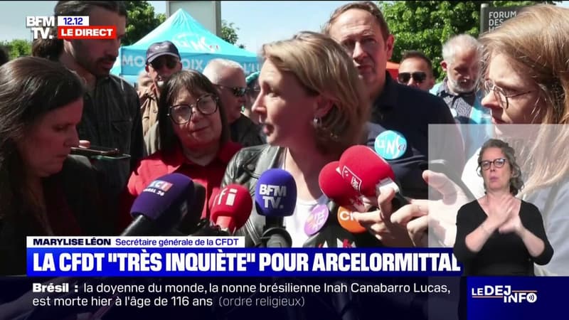 ArcelorMittal: Marylise Léon (CFDT) se dit 
