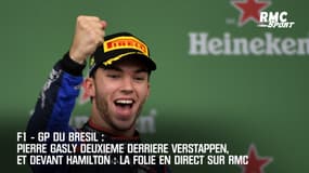F1-GP du Brésil : Gasly deuxième, la folie en direct sur RMC