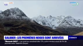 Hautes-Alpes: premières neiges au col du Galibier