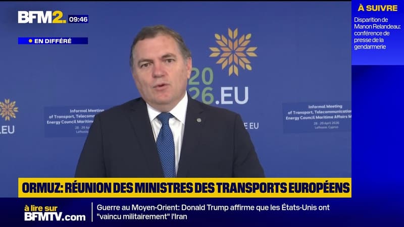"Une réponse coordonnée indispensable" : Philippe Tabarot participe à une réunion des ministres des Transports de l'UE où le blocage du détroit d'Ormuz sera évoqué
